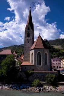 Old Town, Parish Church of St. Andrew, Parrocchia, S. Andrea, Klausen, Chiusa, Eisacktal, Province