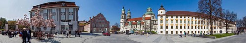 Residenzplatz Kempten Panorama Germany