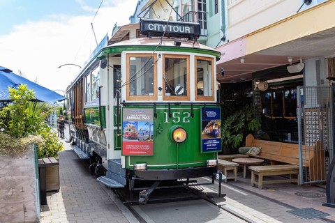 Straßenbahn, Christchurch, Neuseeland