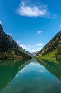 Stilluptal, Stiillup reservoir (1116m), Stillupgrund, Mayrhofen, reservoir lake, alpine mountain