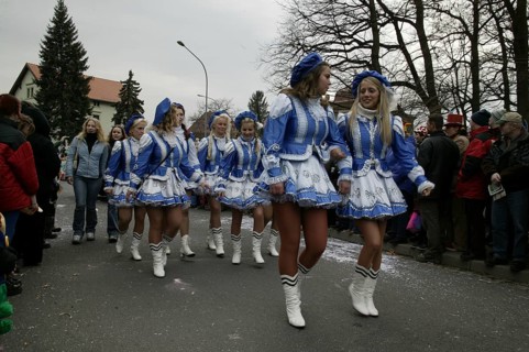 Saxony's biggest carnival party in Radeburg. Since 1957, the big parade of over 65 floats has been