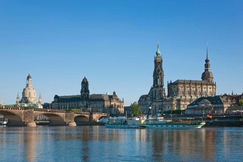 DEU Saxony Dresden Dresden Silhouette