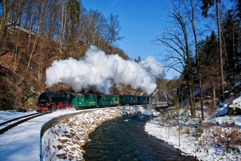 Little railway in the Rabenauer Grund