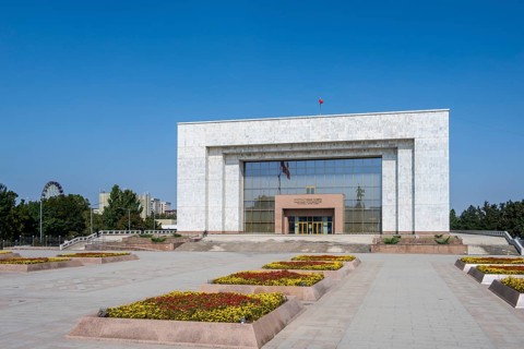 State History Museum, Ala-Too Square, Bishkek, Kyrgyzstan, Asia