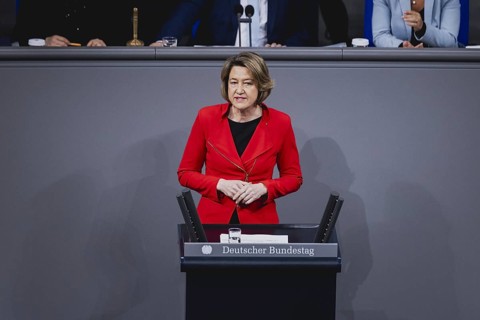 Anja Weisgerber, Mitglied des Deutschen Bundestages (CDU CSU), aufgenommen im Rahmen einer Sitzung