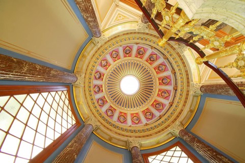 Albrechtsberg Palace, interior views