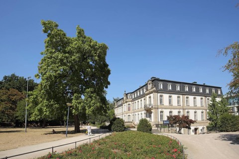 Büsingpark and Büsingpalais, Main, Offenbach, Hesse, Germany, Europe
