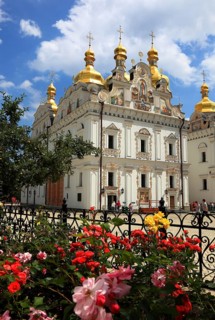 The Uspensky Cathedral, part of the monastery complex of the Kiev Cave Monastery, Holy Mary of the