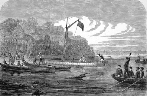 Exploration in search of Dr livingstone, in southern Africa, Henry Morton Stanley sent out by James