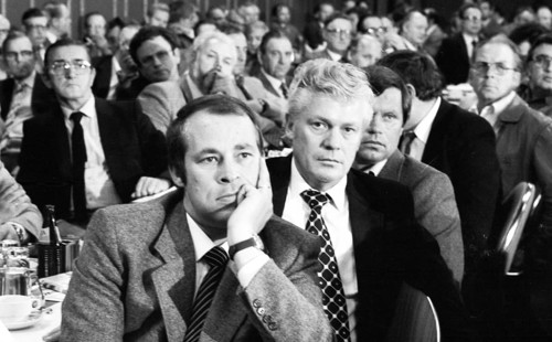 IG Metall conference on coal and steel co-determination on 03.07.1980 in Dortmund, Germany, Europe