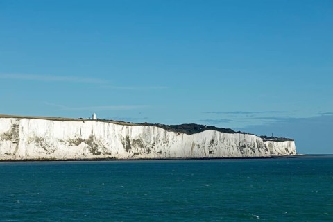 Chalk cliffs near Dover, England, Great Britain
