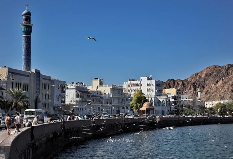 Mutrah district, Corniche, Muscat, Oman, Asia