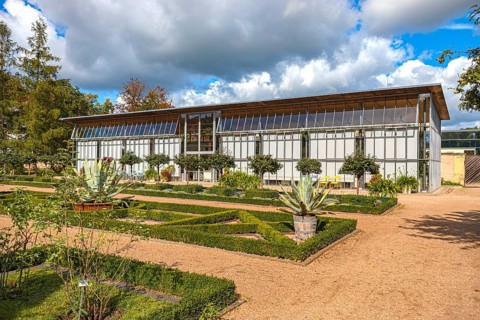 Leonhart Fuchs Garden in Ansbach, Bavaria, Germany, Europe