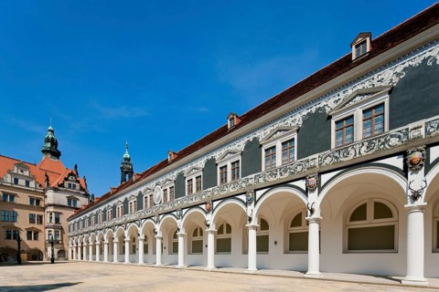 Stable courtyard of Dresden Castle