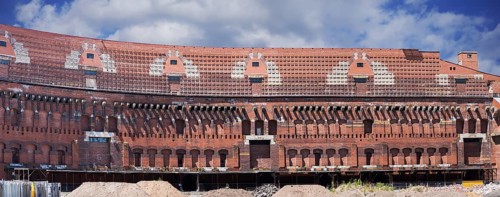 Detail of the Congress Hall in the inner courtyard, unfinished National Socialist monumental