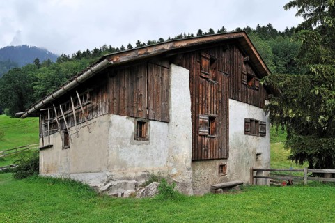 The Heidi House in Maienfeld, a Swiss chalet that is the setting for author Johanna Spyri's