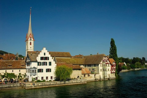 St. Georgen Monastery and Church, Stein am Rhein, Canton Schaffhausen, Switzerland, Europe