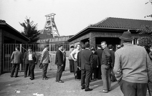 The spontaneous strike, here on 10.9.1969 by the miners of the Minister Stein colliery, was one of