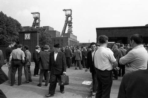 The spontaneous strike, here on 10.9.1969 by the miners of the Minister Stein colliery, was one of