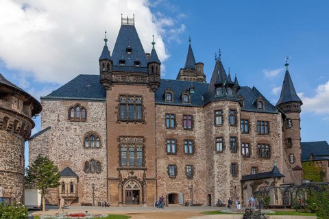 Castle, Wernigerode, Saxony-Anhalt, Germany, Europe