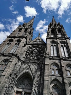Clermont-Ferrand. Cathedral Notre-Dame-de-lAssomption. Puy de Dome department. Auvergne Rhone Alpes