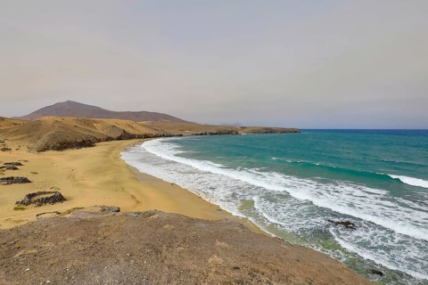 Papagayo Beach in Los Ajaches National Park, Lanzarote, Canary Islands, Spain, Europe