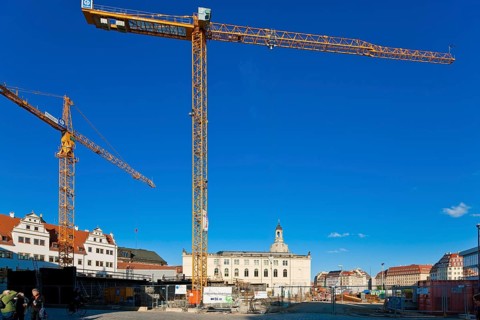 Schlosstrasse, reconstruction at the Jüdenhof