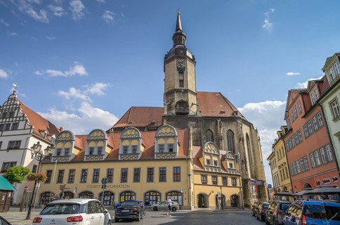 Protestant Church of St Wenceslas, Market Square, Naumburg, Saxony-Anhalt, Germany, Europe