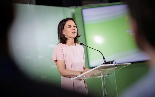 Annalena Baerbock (Buendnis 90 Die Gruenen), Bundesaussenministerin, aufgenommen im Rahmen der