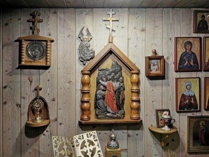Church of the Orthodox parish of St Nektarios in Bischofsheim a. d. Rhön, Rhoen, district of