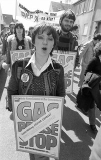 In the municipal election campaign, members and supporters of the German Communist Party (DKP)