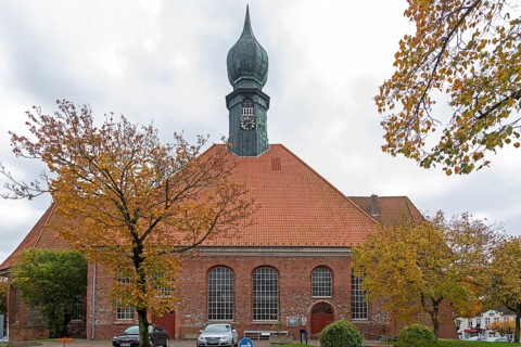 St Bartholomew's Church, Wesselburen, Schleswig-Holstein, Germany, Europe