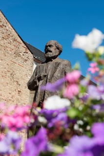 Statue of Karl Marx, Trier, Rhineland-Palatinate, Germany, Europe