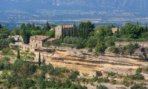 View of the Luberon Regional nature park Park from Gordes, Provence, France, Europe