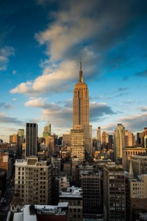 Empire State Building, sunset, Midtown Manhattan, Manhattan, New York City, New York, USA, North