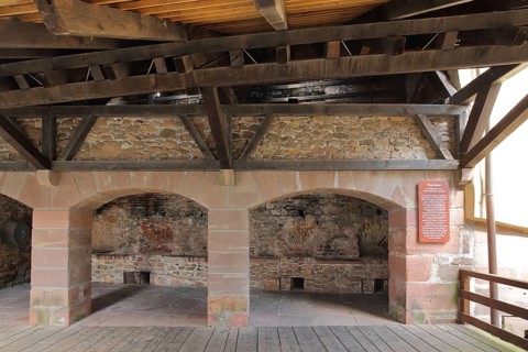 Historic laundry, water house, laundry room, washroom, building, Am Bach, Zell am Harmersbach,