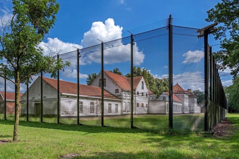 Fences around the current Wortel Prison, semi-open institution and former colony of vagrants near