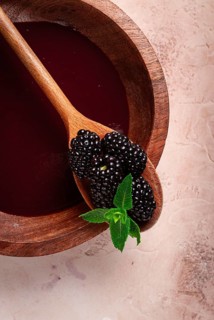 Blackberry sauce, blackberry tkemali, Georgian cuisine, homemade, no people