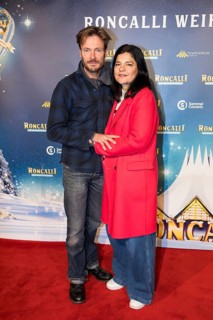 Andreas Pietschmann and Jasmin Tabatabai at the premiere of the 20th Original Roncalli