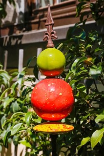 Garden Hotel and Restaurant Schloss Haigerloch, craftsmanship, small sculpture, abstract, garden
