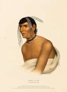 Jack-O-Pa. A Chippewa Chief (1843), Indians, Historical Indian Tribes from North America, Charles