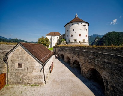 Wallachenbastion, medieval fortress Kufstein with the museum, Kufstein, Tyrol, Austria, Europe