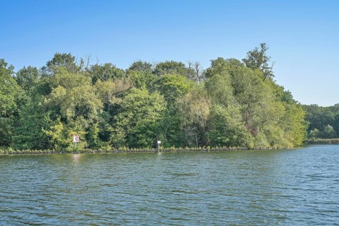 Reiswerder Island, Tegeler See, Tegel, Reinickendorf, Berlin, Germany, Europe