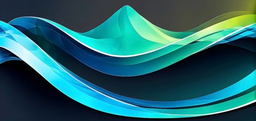 Abstract colorful vector background, color wave design for brochure, website, flyer, AI generated