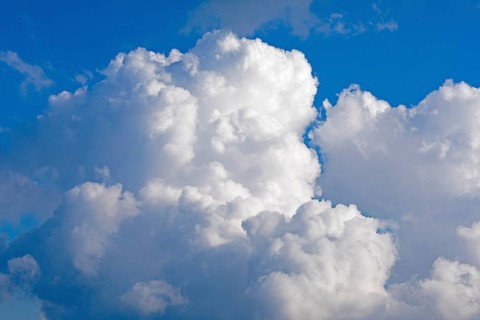 Clouds over Glückstadt, Schleswig-Holstein, Germany, Europe