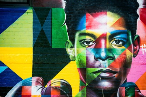 Straßenkunst, Graffiti, Williamsburg, Brooklyn, New York City, New York, USA, North America