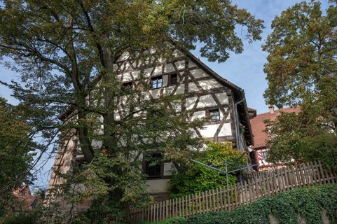 Imhofbau near Hallerschlos, already mentioned around 1200, Kirchenberg 11, Nuremberg-Mögeldorf,