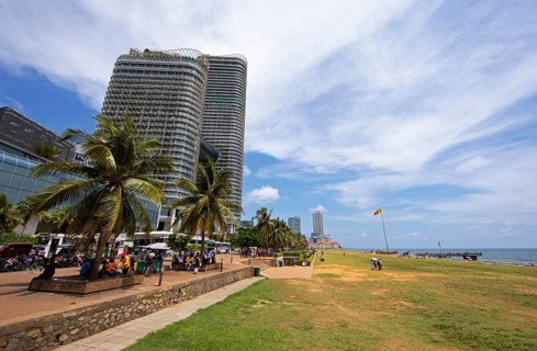 Galle Face Green in Colombo, Western Province, Sri Lanka, Asia