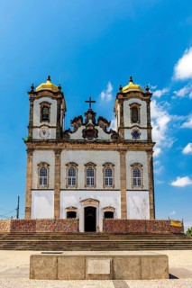 Famous church of Nosso Senhor do Bonfim in Salvador, Bahia and home to some of the most important