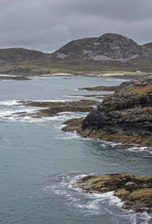 Sanna Bay seen from Ardnamurchan Point in Lochaber, Scottish Highlands, Scotland, United Kingdom,
